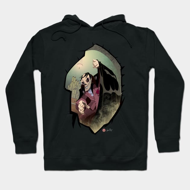 The Phantom of the Opera w/o Title Hoodie by Andrew Harmon